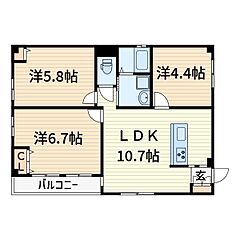 物件の間取り
