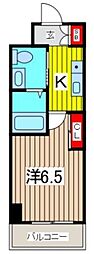 アクシーズグランデ蕨4マンション 1Kの間取図画像