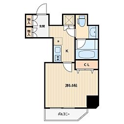 スパシエトラッド川口 1Kの間取図画像