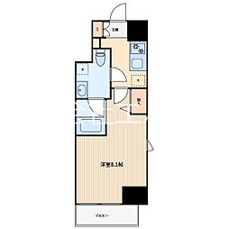 アンベリール西川口 1Kの間取図画像