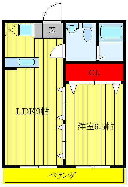 オリーブステージC棟 ｜埼玉県川口市鳩ヶ谷本町3丁目(賃貸アパート1LDK・1階・34.32㎡)の写真 その2