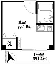 藤井ビル  ｜ 埼玉県川口市並木1丁目（賃貸マンション1R・2階・14.00㎡） その2