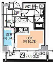 レスピール蓮根  ｜ 東京都板橋区坂下2丁目（賃貸マンション1LDK・4階・37.71㎡） その2