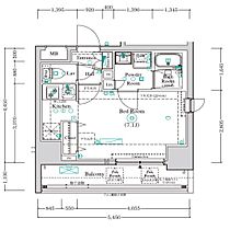 アンベリール西川口参番館  ｜ 埼玉県川口市並木2丁目（賃貸マンション1K・9階・24.25㎡） その2