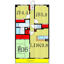 フォーリスト・フジカ  ｜ 埼玉県蕨市中央3丁目（賃貸マンション3LDK・2階・65.10㎡） その2