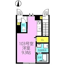 DUPLEST川口元郷  ｜ 埼玉県川口市元郷3丁目（賃貸アパート1R・1階・25.01㎡） その2