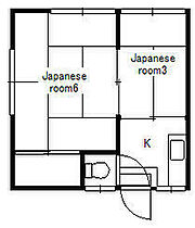 三藤荘 202 ｜ 千葉県市川市大洲1丁目8-11（賃貸アパート2K・2階・19.80㎡） その2