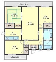 Ｖｉｖｅｌｌｅ彦根城町 301 ｜ 滋賀県彦根市城町2丁目（賃貸マンション3LDK・2階・96.00㎡） その2