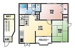 うらら香VOL.3 2LDKの間取図画像