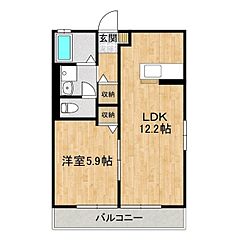 物件の間取り