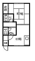 瑞穂マンション 17 ｜ 北海道士別市東一条北2丁目（賃貸アパート1DK・2階・32.40㎡） その2