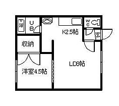 M&Yレジデンス1号館 101 ｜ 北海道旭川市永山二条23丁目（賃貸アパート1LDK・1階・29.16㎡） その2