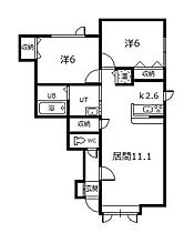 ラフォセットIV 104 ｜ 北海道名寄市東一条南9丁目（賃貸アパート2LDK・1階・65.37㎡） その2