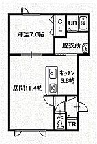 ロチェI 101 ｜ 北海道旭川市末広二条5丁目（賃貸アパート1LDK・1階・50.62㎡） その2