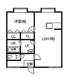 間取図画像 1LDK
