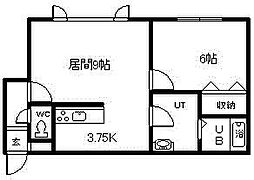 間取図画像 1LDK