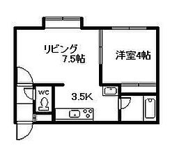 間取図画像 1LDK