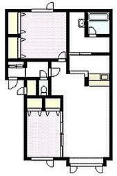 間取図画像 2SLDK