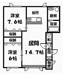 物件の間取り