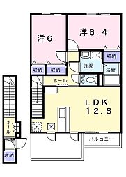 レジデンス・ネオ 2LDKの間取図画像