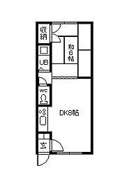 間取図画像 1DK