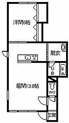I-Dreape 1LDKの間取図画像