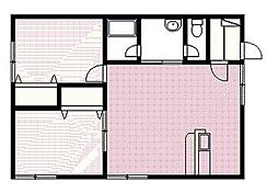 LOVEWOOD320 2LDKの間取図画像