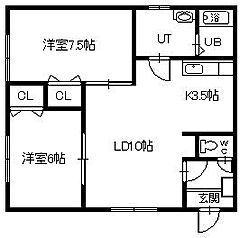 物件の間取り