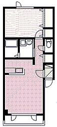 スカイハイツ豊岡中央E 1LDKの間取図画像