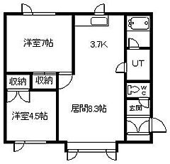 物件の間取り