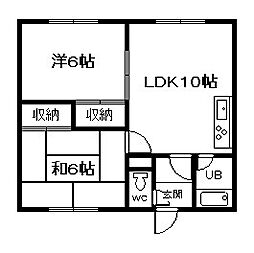 エフティハウス 2LDKの間取図画像