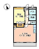 レ・コルニオーロ  ｜ 広島県福山市神辺町字道上671-2（賃貸マンション1LDK・2階・45.63㎡） その2