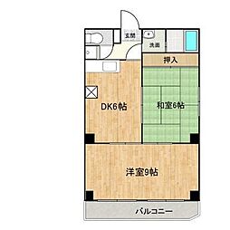 間取図画像 2DK
