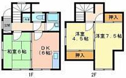 出原コーポ 1階3DKの間取り