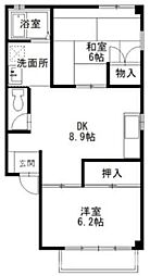 間取図画像 2DK