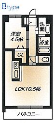 ローゼンコート禄屋 1LDKの間取図画像