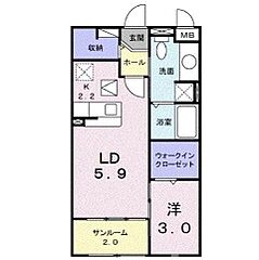 物件の間取り