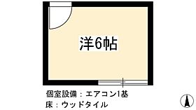 Iori Lab 201 ｜ 京都府京都市左京区北白川東伊織町4-1（賃貸アパート1R・2階・9.94㎡） その2