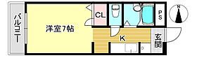 ハニークリーク 105 ｜ 京都府京都市北区等持院東町18（賃貸マンション1K・1階・22.12㎡） その2