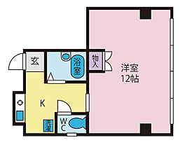 花輪ビル  ｜ 山梨県甲府市中央４丁目（賃貸マンション1K・2階・28.38㎡） その2