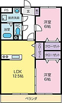 スピカI  ｜ 山梨県甲府市堀之内町（賃貸アパート2LDK・2階・56.60㎡） その2