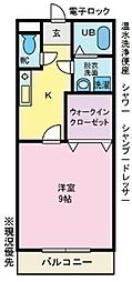 メゾンマルトヨ 1Kの間取図画像