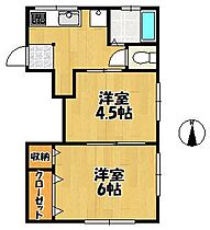 シェモアひばりヶ丘 202 ｜ 埼玉県新座市栗原５丁目15-29（賃貸アパート2K・2階・31.59㎡） その2