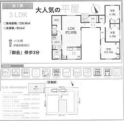 新築平屋戸建 伊勢原市岡崎3LDK