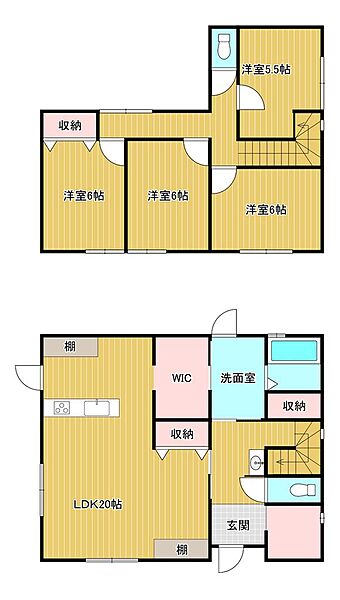 間取りを拡大表示