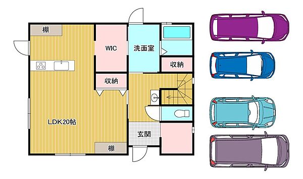 駐車場を拡大表示