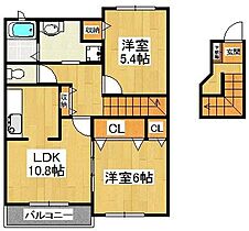 サンライズヒルI 204 ｜ 千葉県船橋市旭町2丁目1-24（賃貸アパート2LDK・2階・61.54㎡） その2