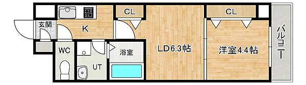 ラパン　すみよし 512｜兵庫県神戸市東灘区住吉宮町7丁目(賃貸マンション2K・5階・35.44㎡)の写真 その2