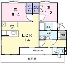 ヒルサイドテラス 103 ｜ 兵庫県神戸市西区玉津町二ツ屋（賃貸マンション2LDK・1階・59.61㎡） その2