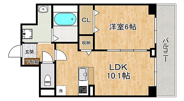 クラシェス深江 502｜兵庫県神戸市東灘区深江本町3丁目(賃貸マンション1LDK・5階・40.03㎡)の写真 その2